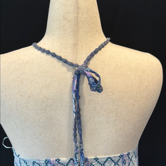 Lani Elegant Blue and Purple long Dress, medium - Picture 4 of 7